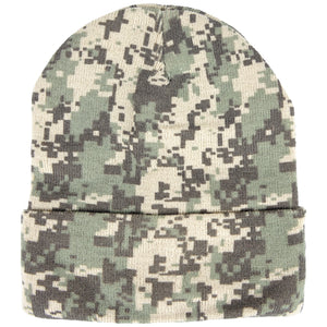 Nissun Digital Pixel Camo Knit Cap - KNIT.D - 