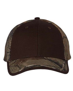 Kati LC102 Solid Front Camo Back Cap - 