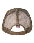 Kati LC350M Camo Woven USA Flag Mesh Cap