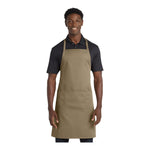 Port Authority A700 Easy Care Extra Long Bib Apron with Stain Release