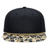 Blank Rope Hats Camo 5-Panel Snapback