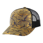 KAMEL 815NCT 6 Panel Nylon Camo Trucker Hat 815 series