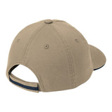 Port Authority C830 Sandwich Bill Cap with Striped Closure
