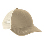 Port Authority C600 Distressed Mesh Back Cap