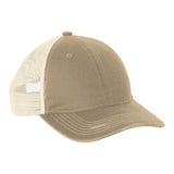 Port Authority C600 Distressed Mesh Back Cap