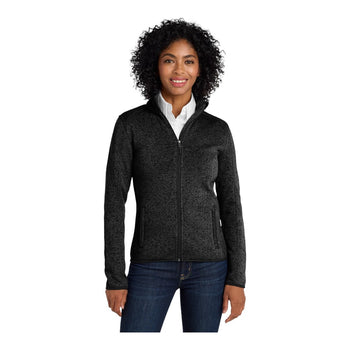 Port Authority L232 Women's Sweater Fleece Jacket