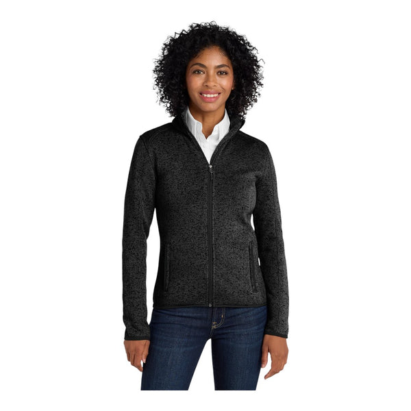 Port Authority L232 Women's Sweater Fleece Jacket