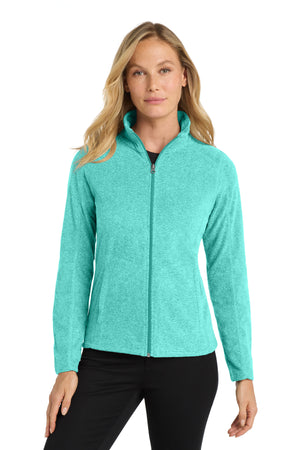 Port Authority L235 Women's Heather Microfleece Full-Zip Jacket - 