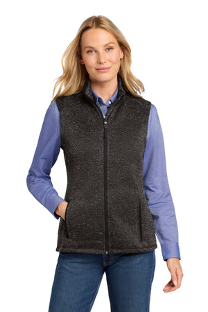Port Authority L236 Women's Sweater Fleece Vest - 
