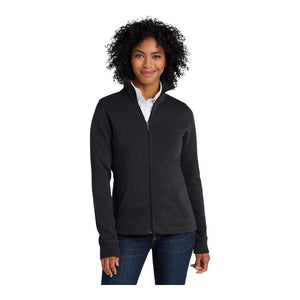 Port Authority L293 Women's Slub Fleece Full-Zip Jacket - 