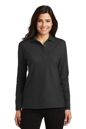Port Authority L500LS Women's Silk Touch Long Sleeve Polo - 