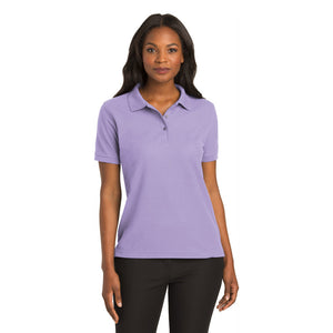 Port Authority L500 Ladies Silk Touch Polo - Bright Lavender - 