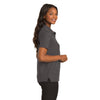 Port Authority L500 Ladies Silk Touch Polo - Charcoal Heather Grey
