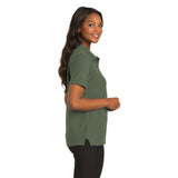 Port Authority L500 Ladies Silk Touch Polo - Clover Green