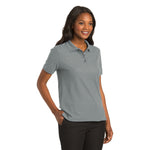 Port Authority L500 Ladies Silk Touch Polo - Cool Grey