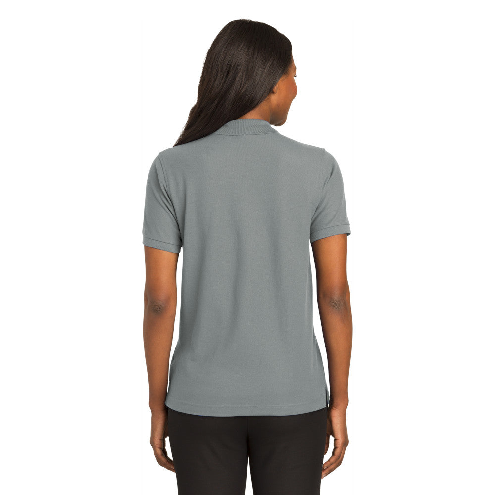 Port Authority L500 Ladies Silk Touch Polo - Cool Grey – The Park Wholesale