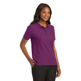 Port Authority L500 Ladies Silk Touch Polo - Deep Berry