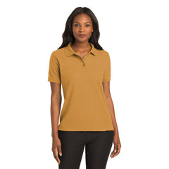 Port Authority L500 Ladies Silk Touch Polo - Gold - 