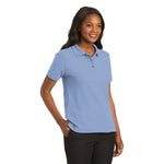 Port Authority L500 Ladies Silk Touch Polo - Light Blue