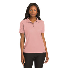 Port Authority L500 Ladies Silk Touch Polo - Light Pink - 