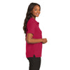 Port Authority L500 Ladies Silk Touch Polo - Red