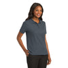Port Authority L500 Ladies Silk Touch Polo - Steel Grey