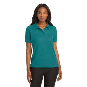 Port Authority L500 Ladies Silk Touch Polo - Teal Green - 