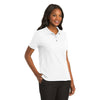 Port Authority L500 Ladies Silk Touch Polo - White