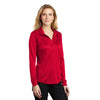 Port Authority L540LS Women's Silk Touch Performance Long Sleeve Polo