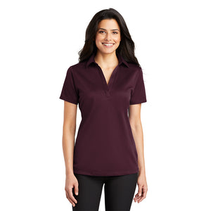 Port Authority L540 Ladies Silk Touch Performance Polo - Maroon - 