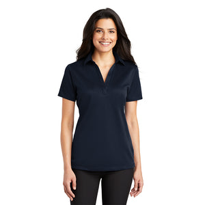 Port Authority L540 Ladies Silk Touch Performance Polo - Navy - 