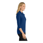 Port Authority L562 Women's Silk Touch 3/4-Sleeve Polo