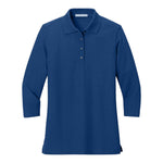 Port Authority L562 Women's Silk Touch 3/4-Sleeve Polo