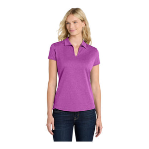 Port Authority L576 Women's Trace Heather Polo - 