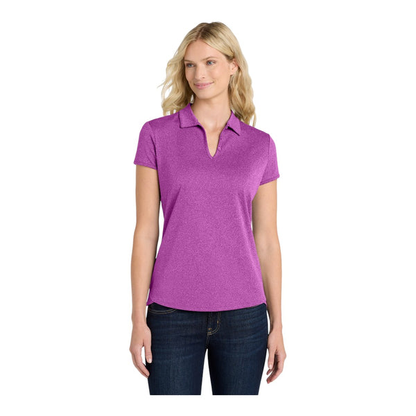 Port Authority L576 Women's Trace Heather Polo