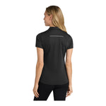Port Authority L580 Women's Pinpoint Mesh Zip Polo