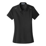 Port Authority L580 Women's Pinpoint Mesh Zip Polo