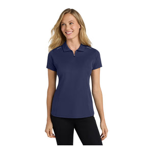 Port Authority L580 Women's Pinpoint Mesh Zip Polo - 