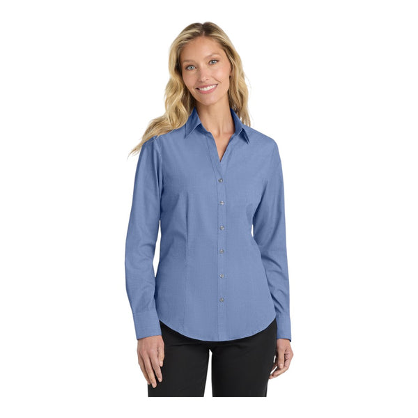 Port Authority L640 Women’s Crosshatch Easy Care Shirt