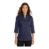 Port Authority L665 Women's 3/4-Sleeve SuperPro Twill Shirt