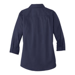 Port Authority L665 Women's 3/4-Sleeve SuperPro Twill Shirt