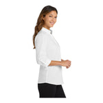 Port Authority L665 Women's 3/4-Sleeve SuperPro Twill Shirt