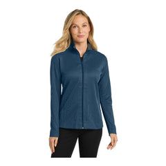 Port Authority L805 Women's Vertical Texture Full-Zip Jacket - 
