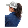 Port Authority LC401 Snapback Ponytail Trucker Cap