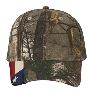 Kati LC350M Camo Woven USA Flag Mesh Cap - 