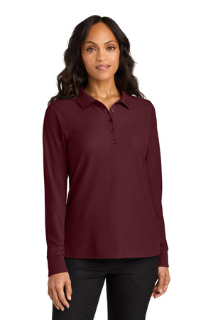 Port Authority LK200LS Women's Wearever Signature Pique Long Sleeve Polo - 