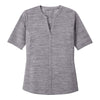 Port Authority LK583 Women's Stretch Heather Open Neck Top