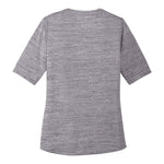 Port Authority LK583 Women's Stretch Heather Open Neck Top