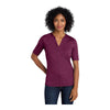 Port Authority LK583 Women's Stretch Heather Open Neck Top