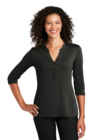 Port Authority LK750 Women's UV Choice Pique Henley - 